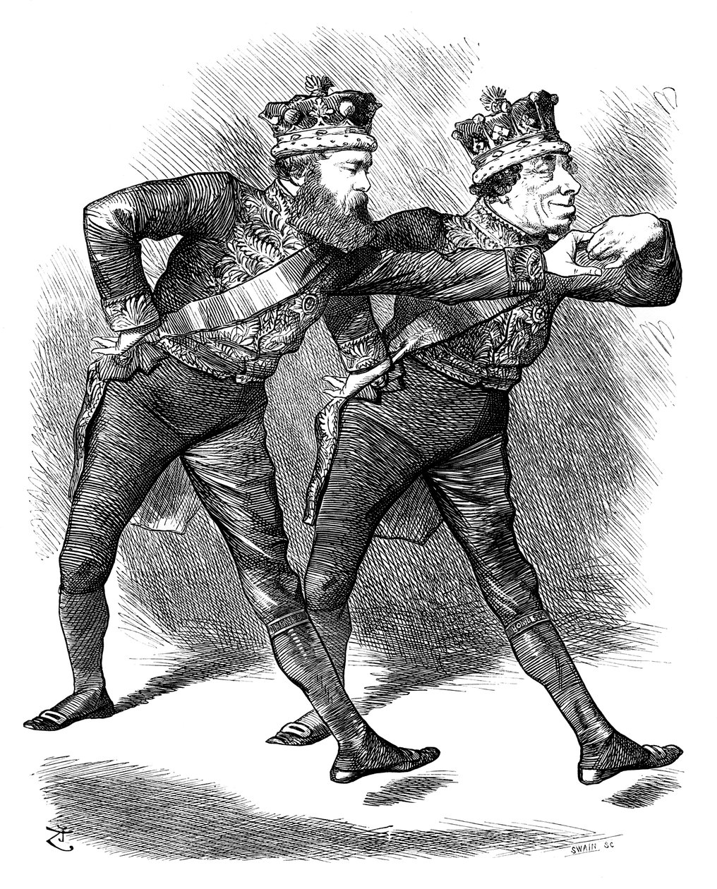 O Pas De Deux !, 1878. de Swain