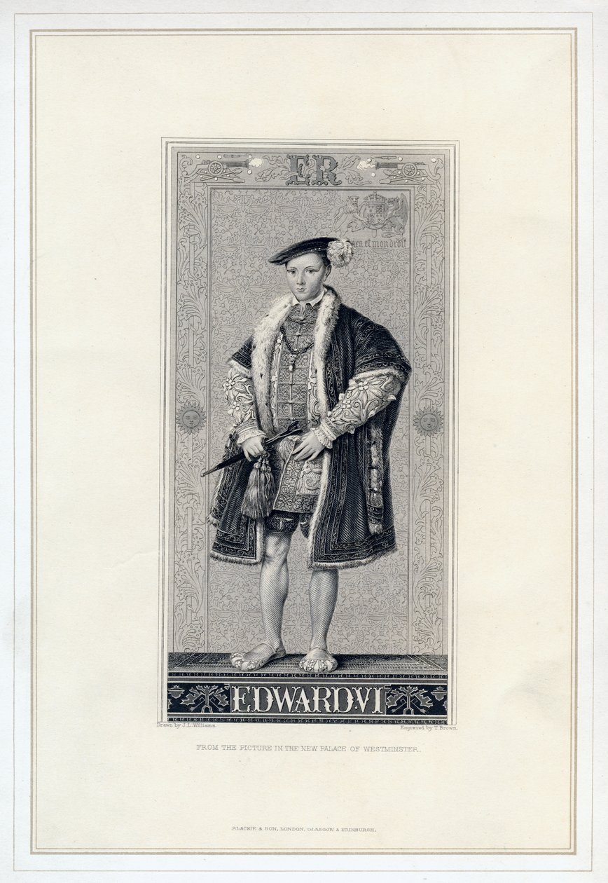 Eduardo VI, rei da Inglaterra. de T. Brown