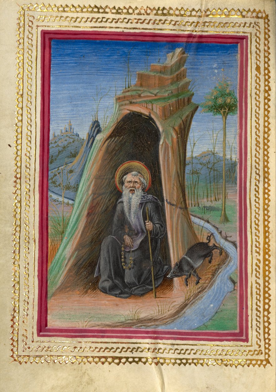 Santo António Abade de Taddeo Crivelli