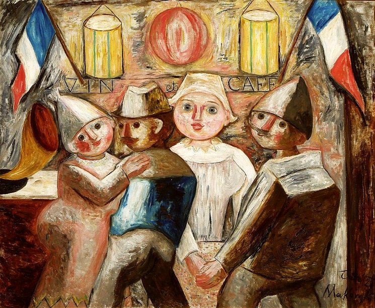 14 de julho no país. de Tadeusz Makowski