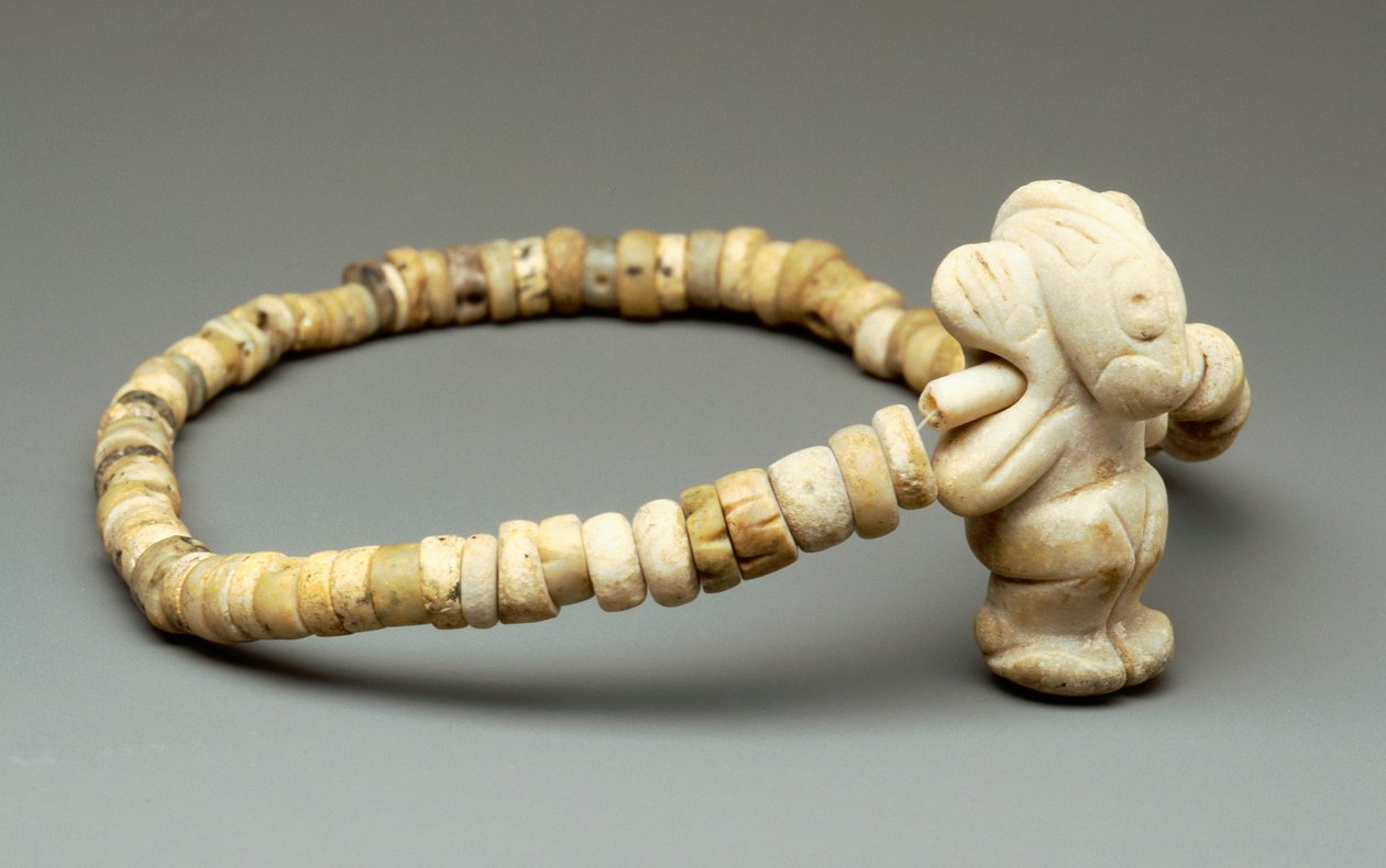 Colar com amuleto de Taino Culture