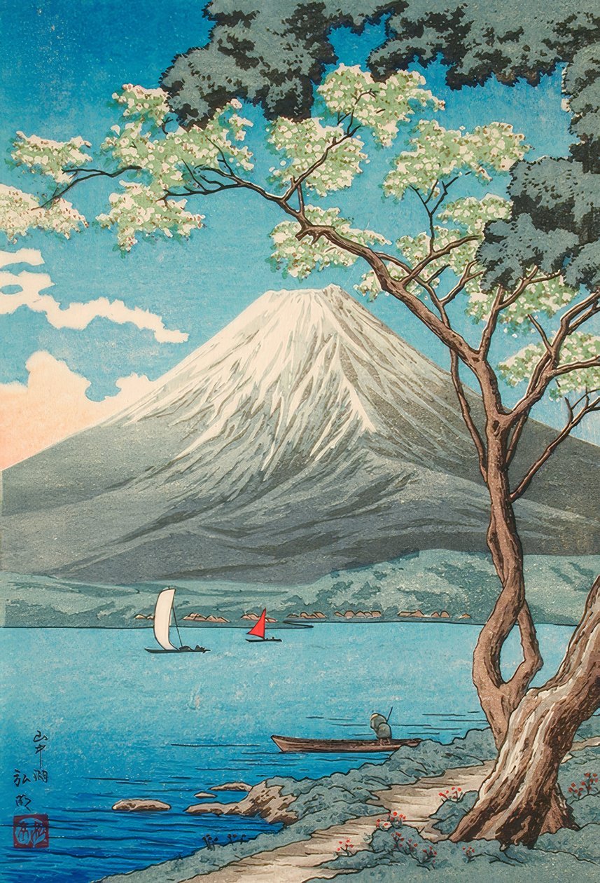 O Fujisan do Lago Yamanaka de Takahashi Hiroaki
