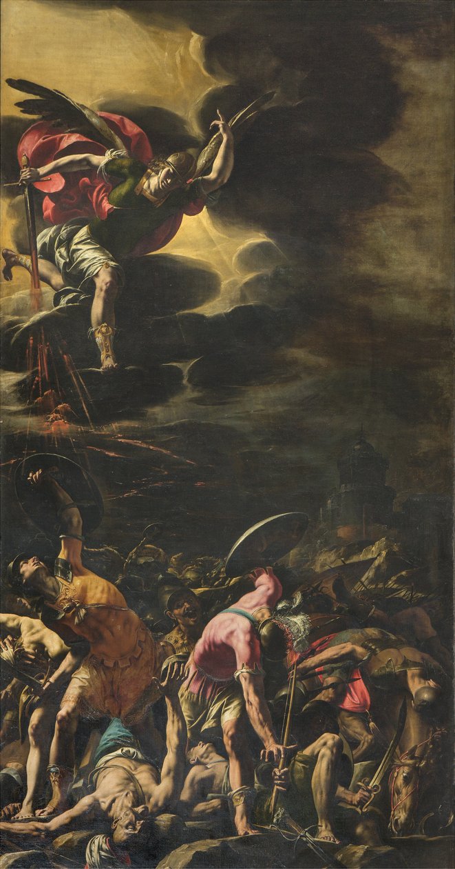 Batalha de Senaqueribe de Tanzio da Varallo