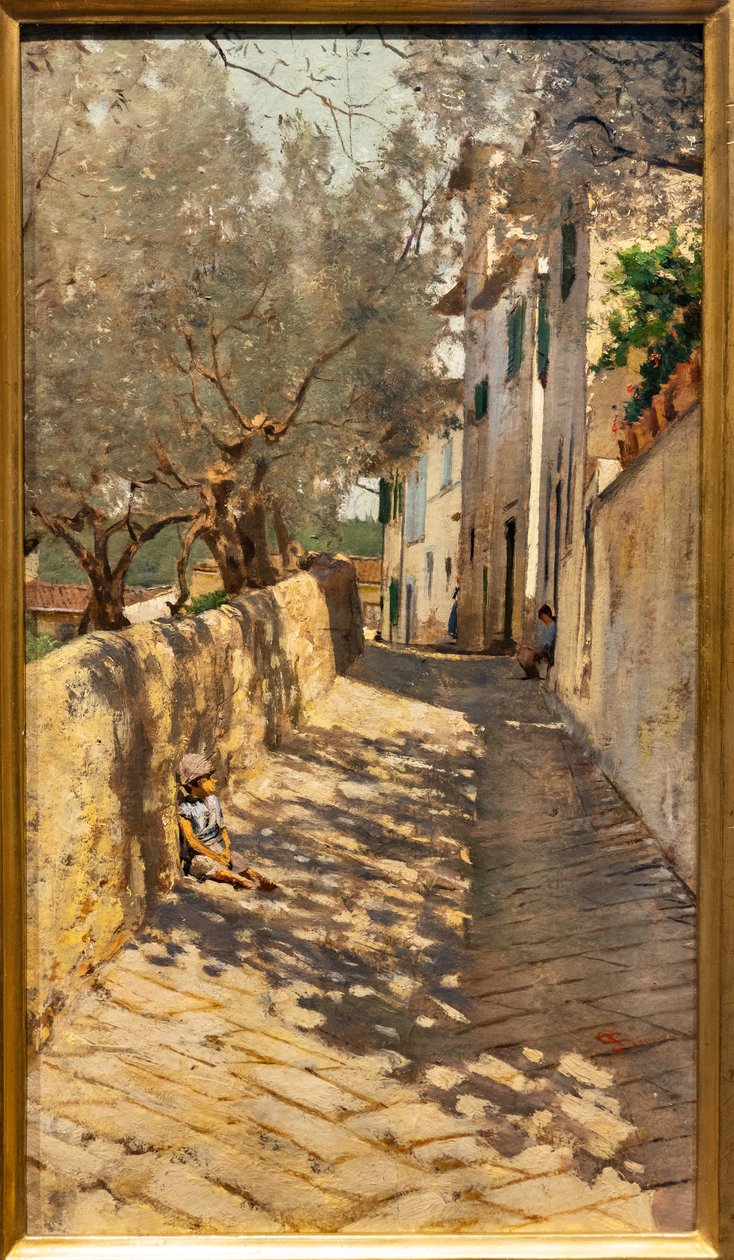 Beco para a Capponcina de Telemaco Signorini