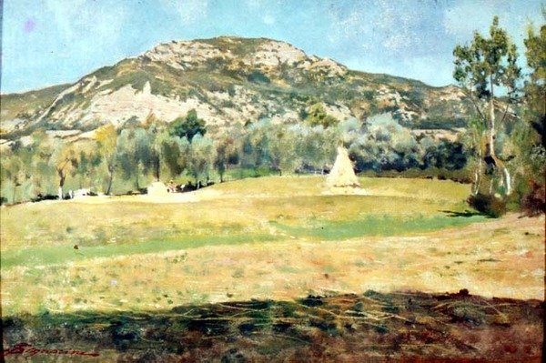 Agosto em Pietramala de Telemaco Signorini