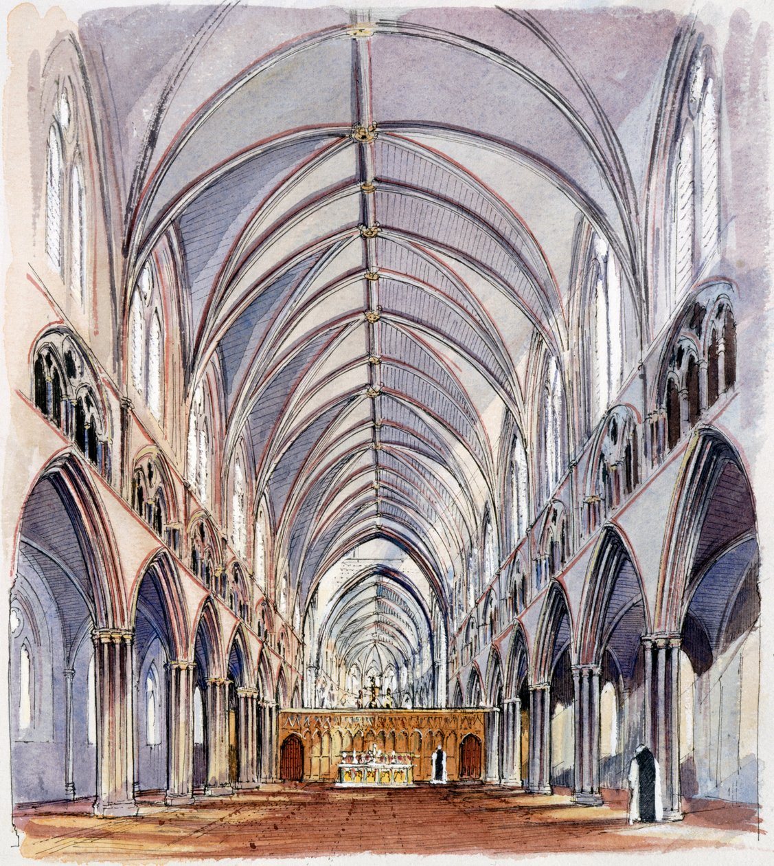 Abadia de Hailes, século XIII, c1990-2010 de Terry Ball