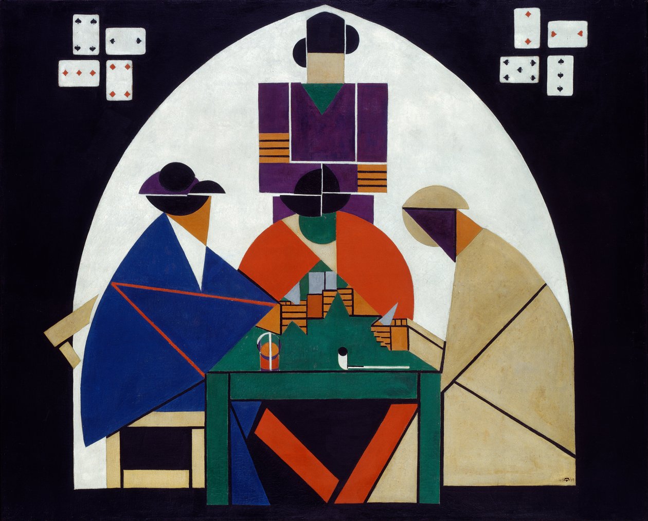 Jogadores de cartão de Theo van Doesburg
