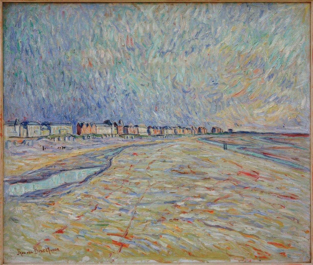 Casas na praia I de Theo von Brockhusen