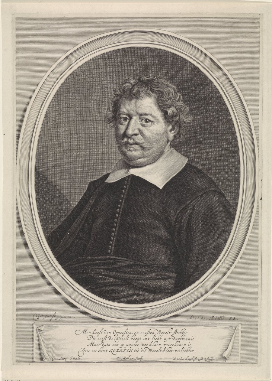Retrato de Frans Koerten de Theodor Matham