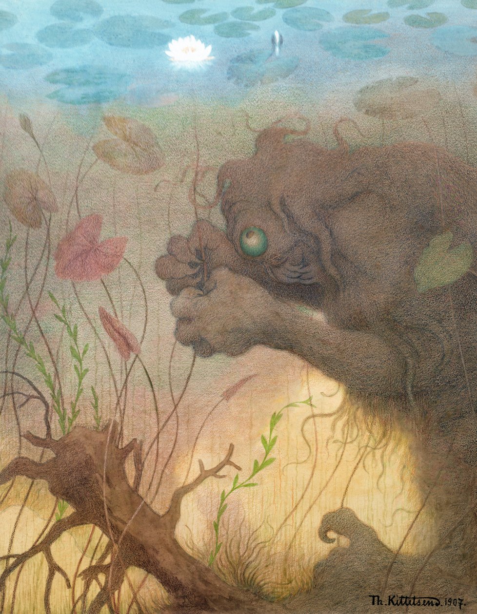 Pesca de Nocks de Theodor Kittelsen