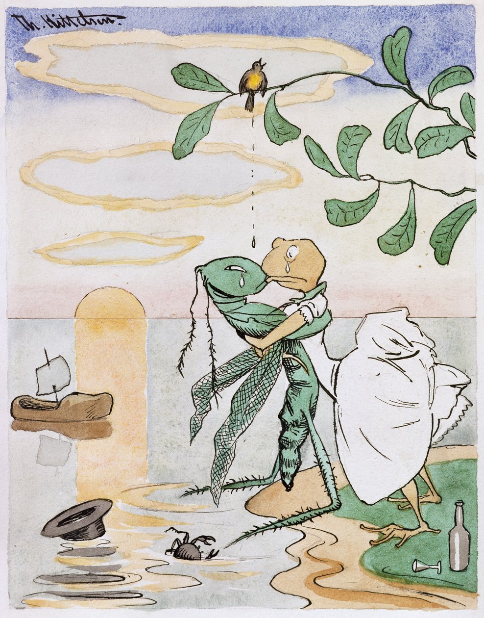 Amor doentio de Theodor Kittelsen