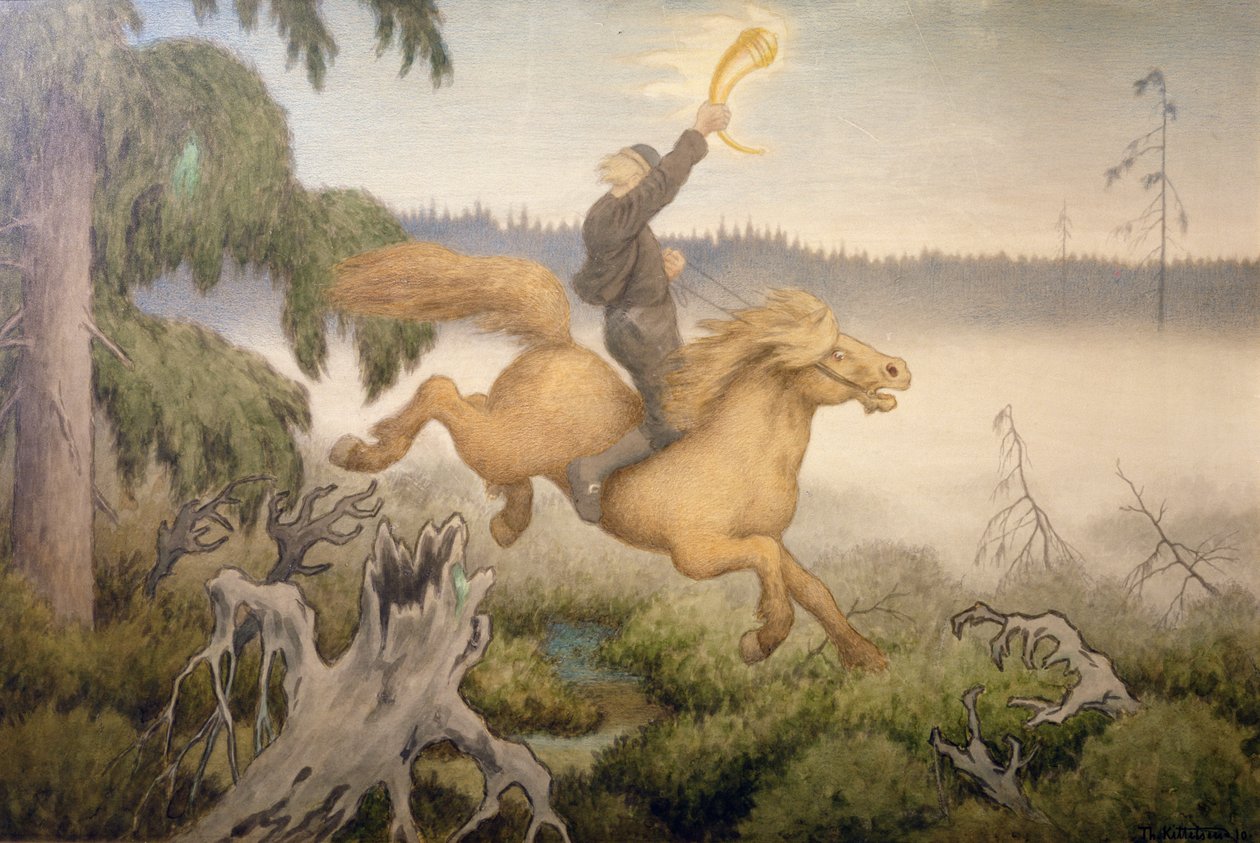 O Corno de Ouro de Theodor Kittelsen