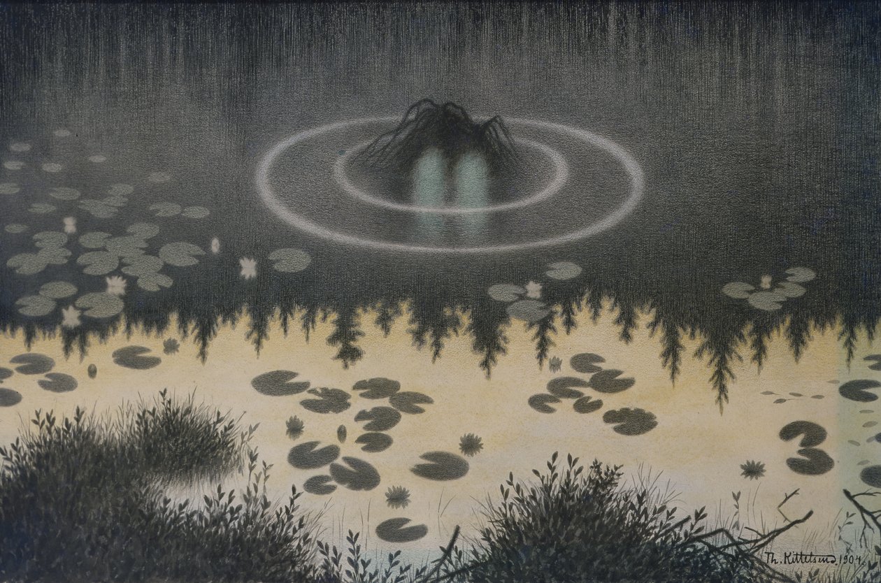 Sprite de água de Theodor Kittelsen