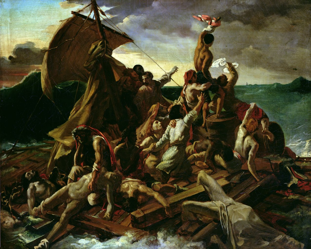 A jangada da medusa de Theodore Gericault