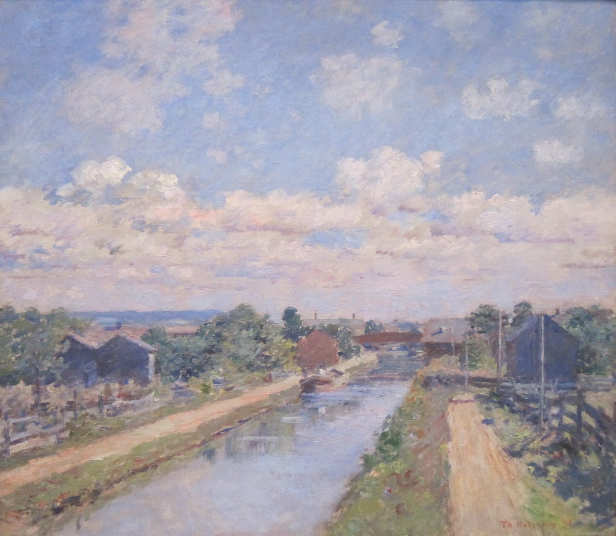 Port Ben, Delaware e Hudson Canal de Theodore Robinson