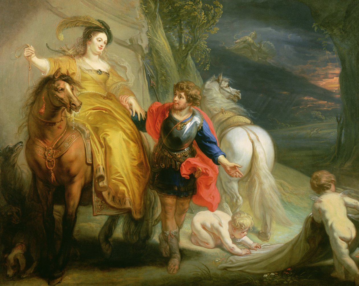 Dido e Enéias de Theodoor van Thulden