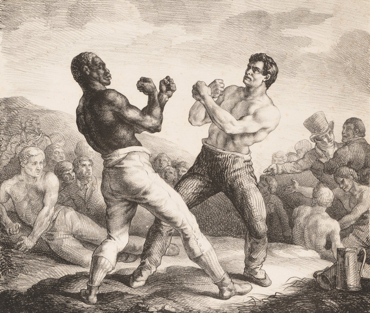 Pugilistas, 1818. de Theodore Gericault