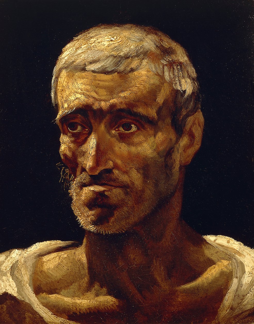 Chefe do náufrago de Theodore Gericault