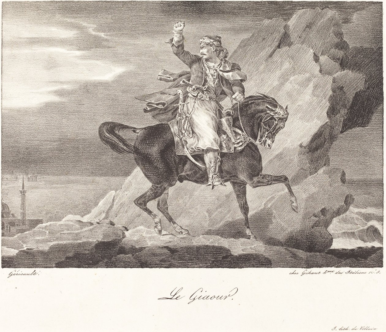 Le Giaour (O Infiel) de Theodore Gericault