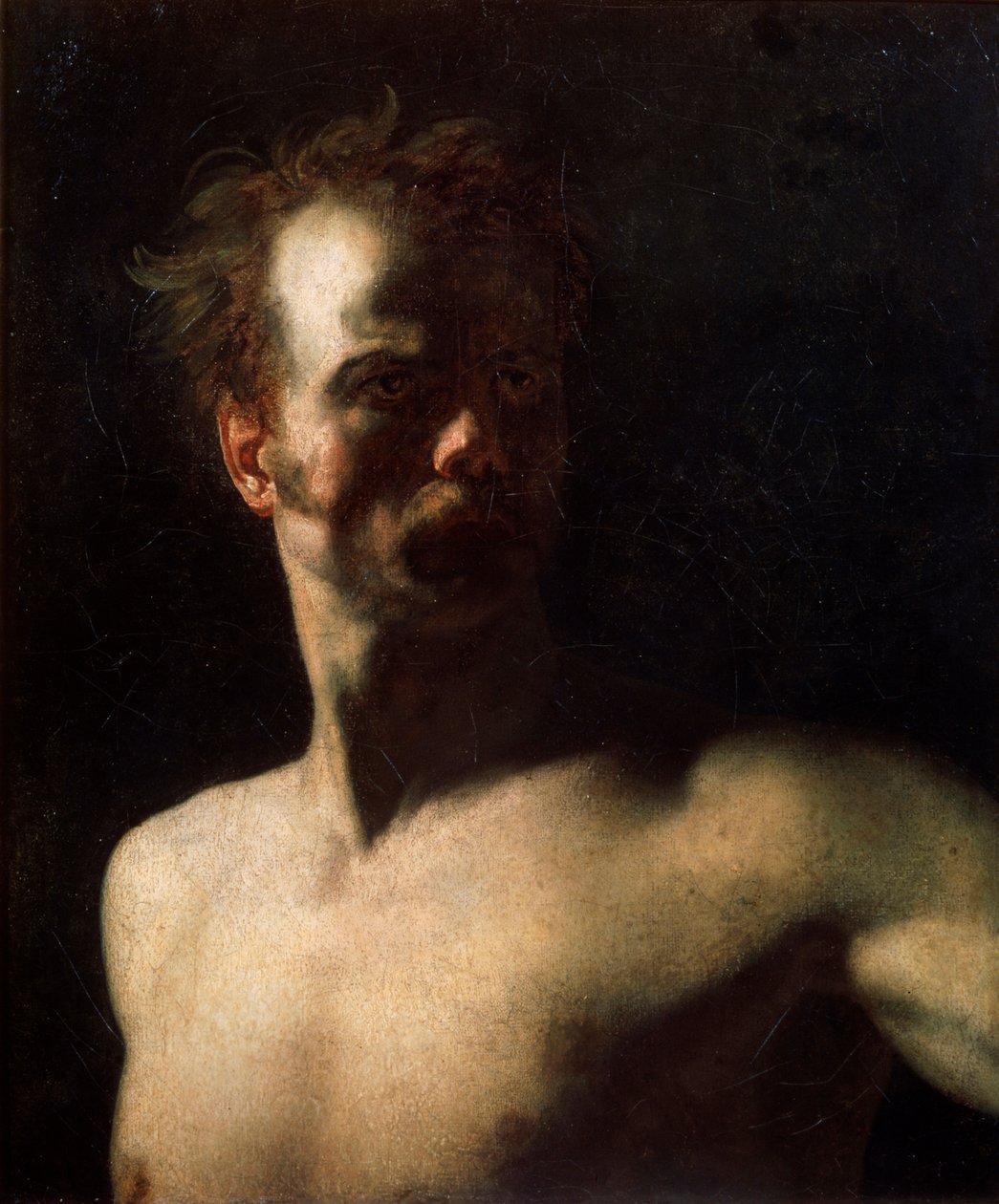 Estudo nu, c1810-c1811 de Theodore Gericault
