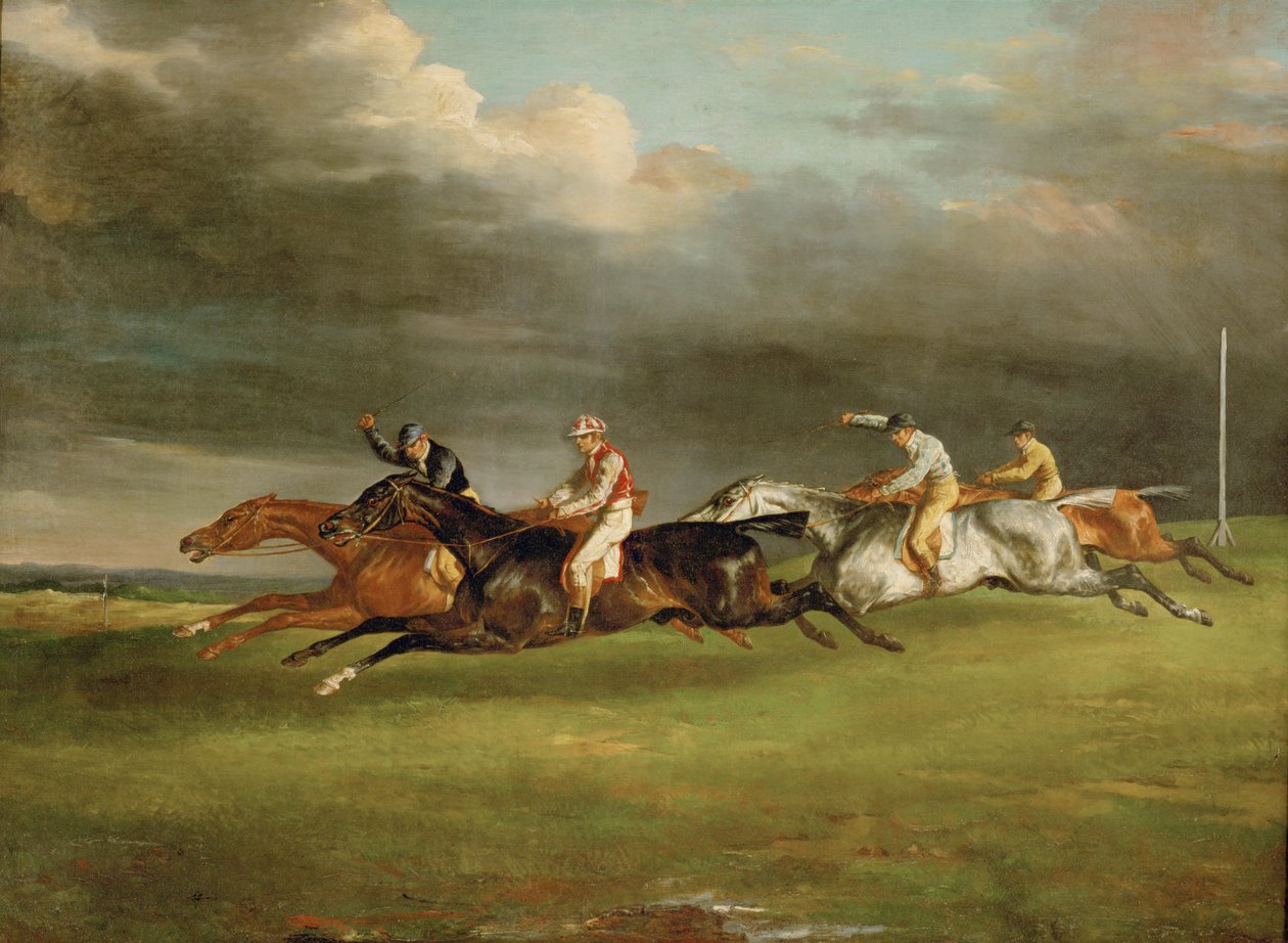 O clássico de Epsom ... de Theodore Gericault