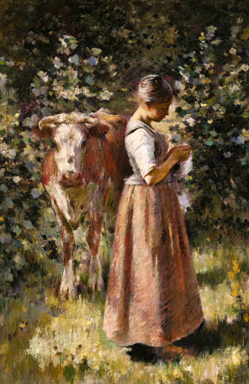La Vachere, c. 1888. de Theodore Robinson