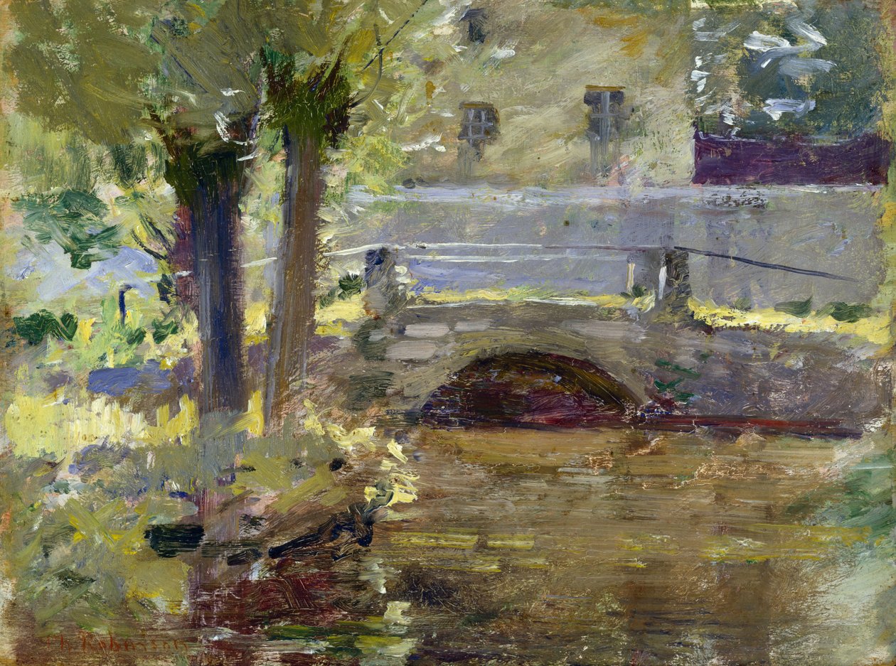A ponte em Giverny de Theodore Robinson