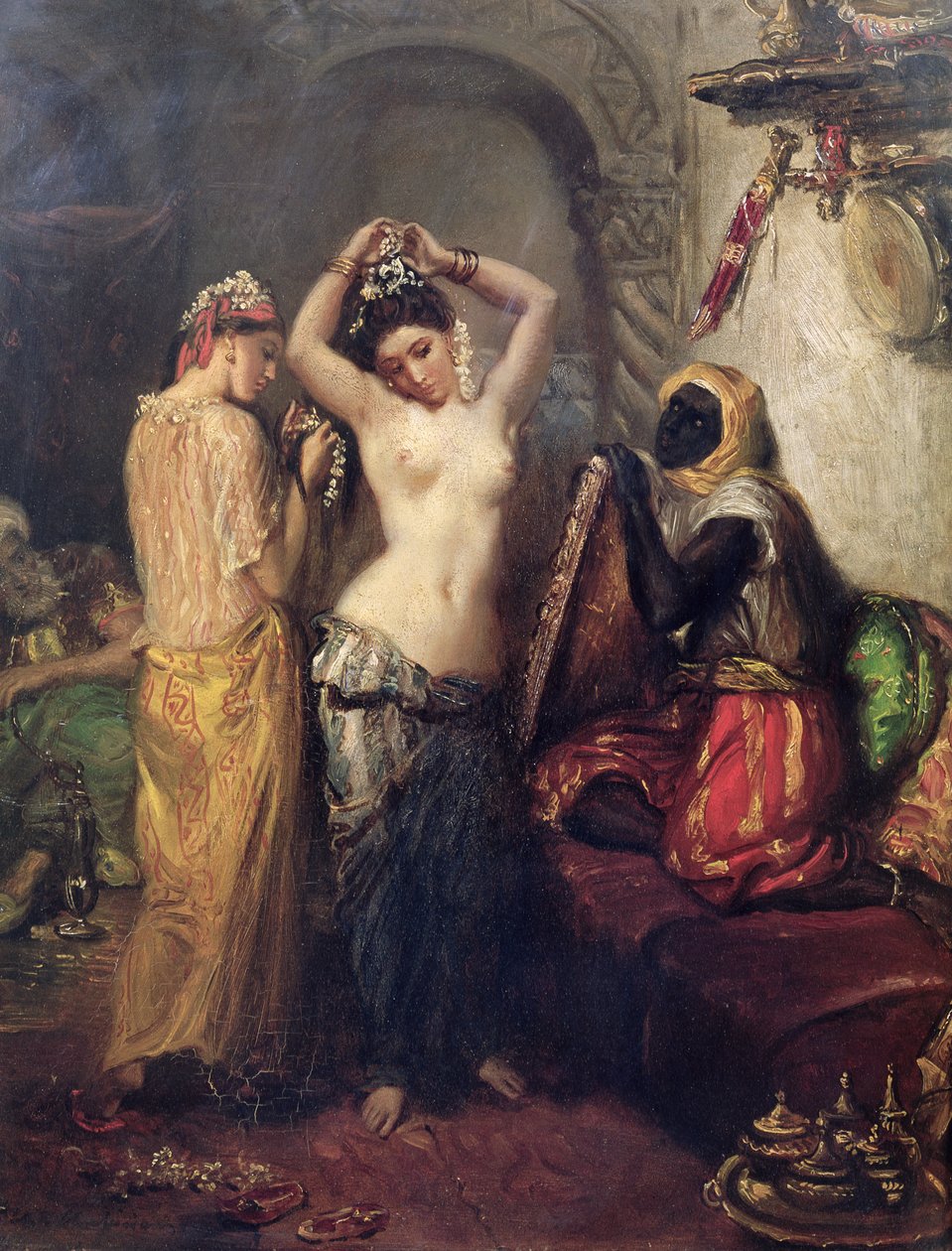 O banheiro no serralho de Théodore Chassériau