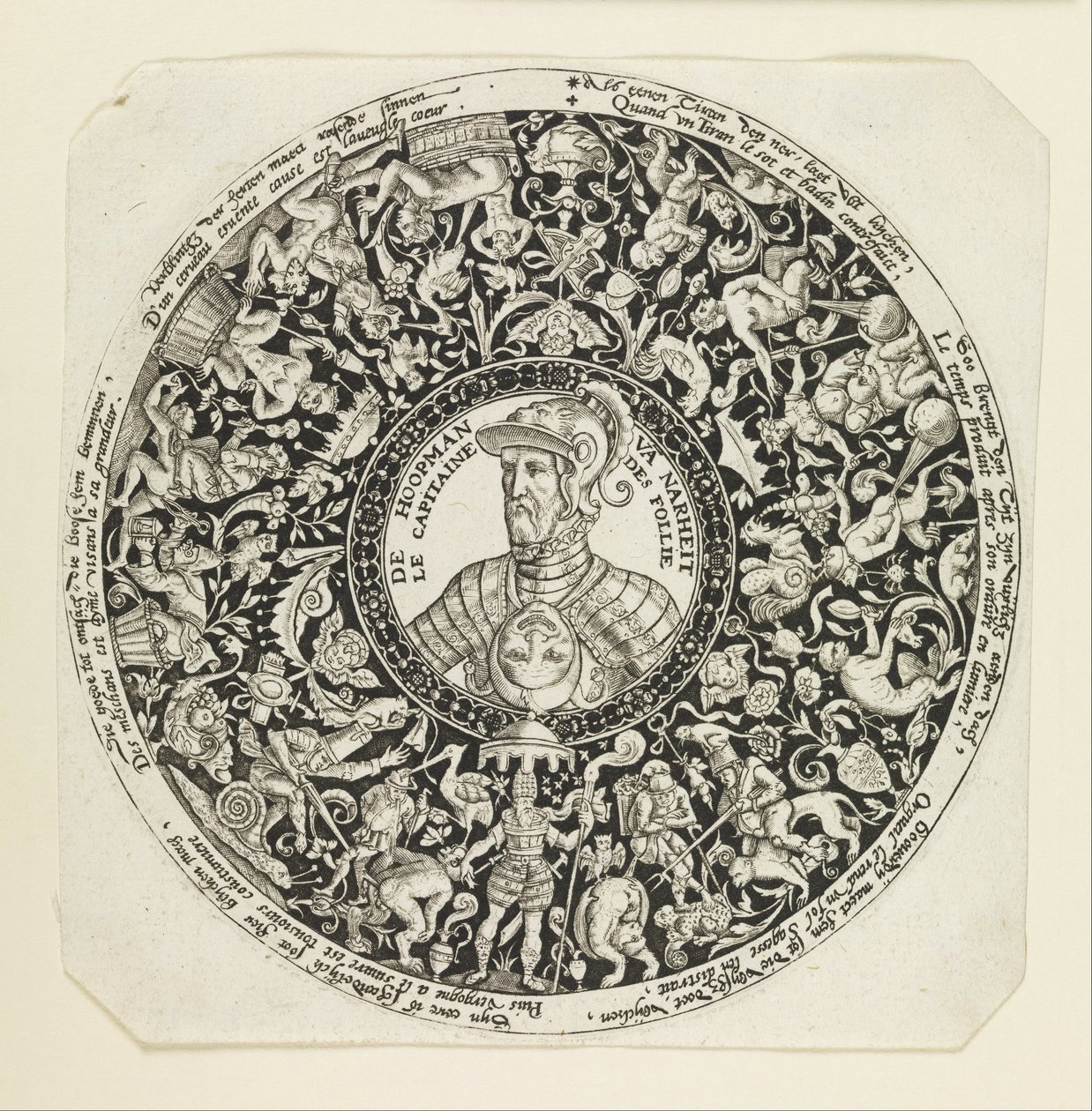 O capitão da Follie de Theodore de Bry