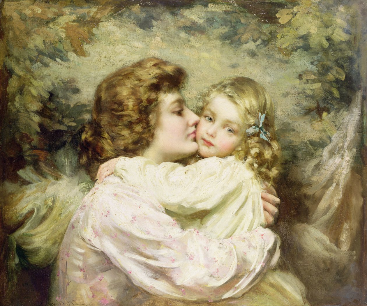 Mãe e filha de Thomas Benjamin Kennington