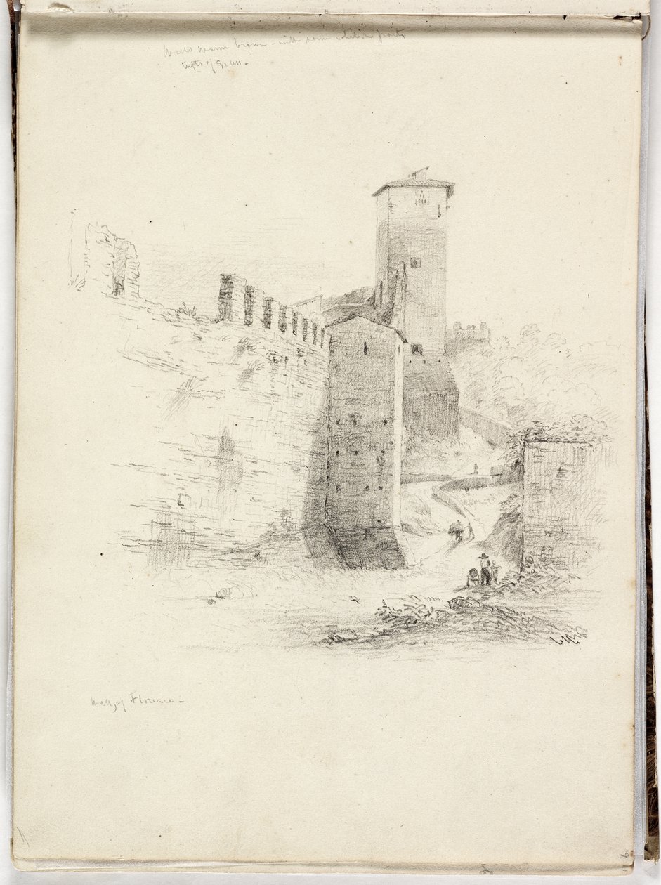 Muralha de Florença, 1831 de Thomas Cole