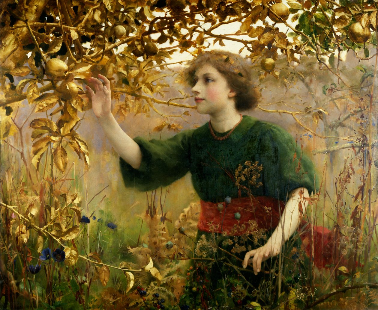 Um sonho dourado, 1893 de Thomas Cooper Gotch