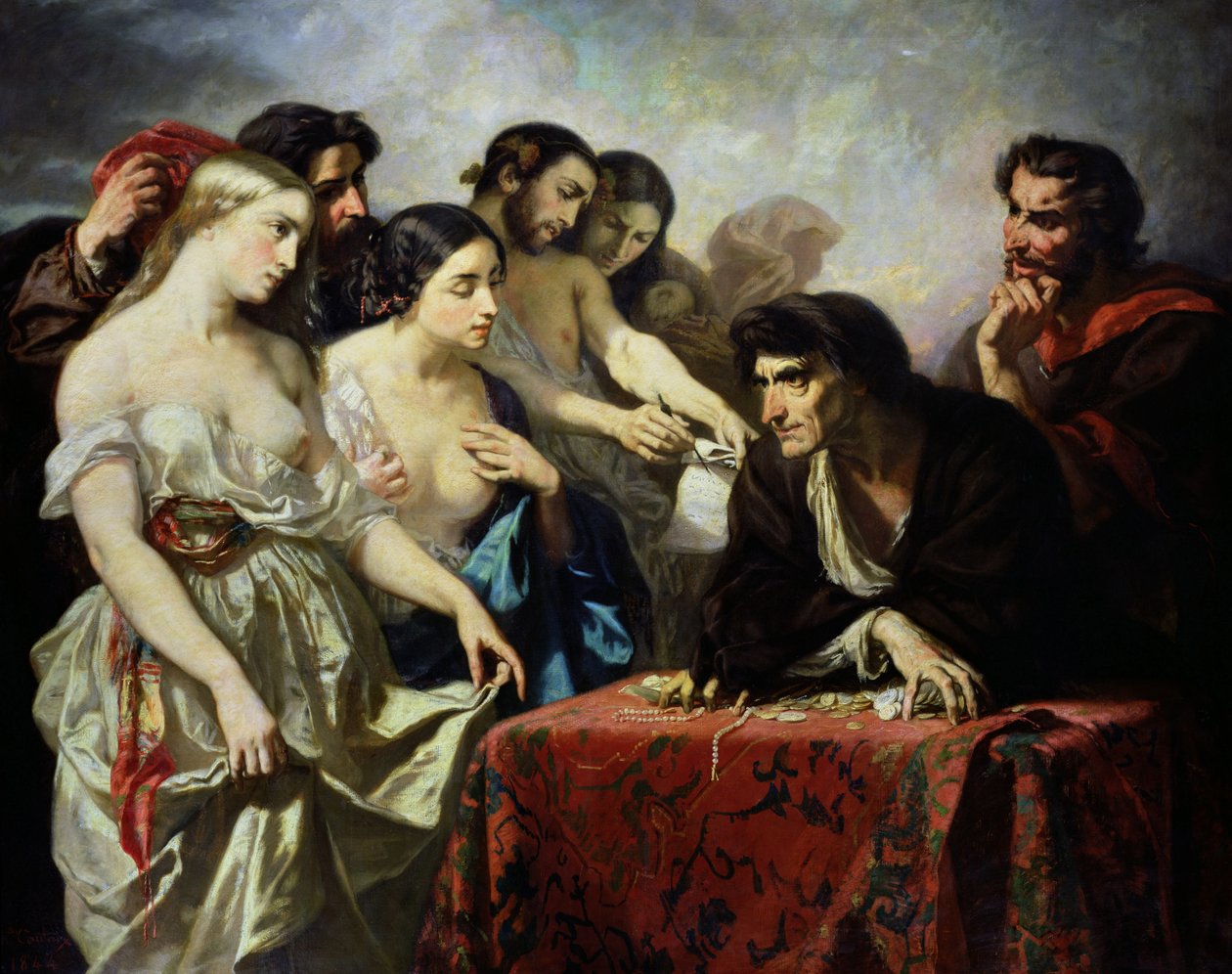 O amor de ouro, 1844 de Thomas Couture