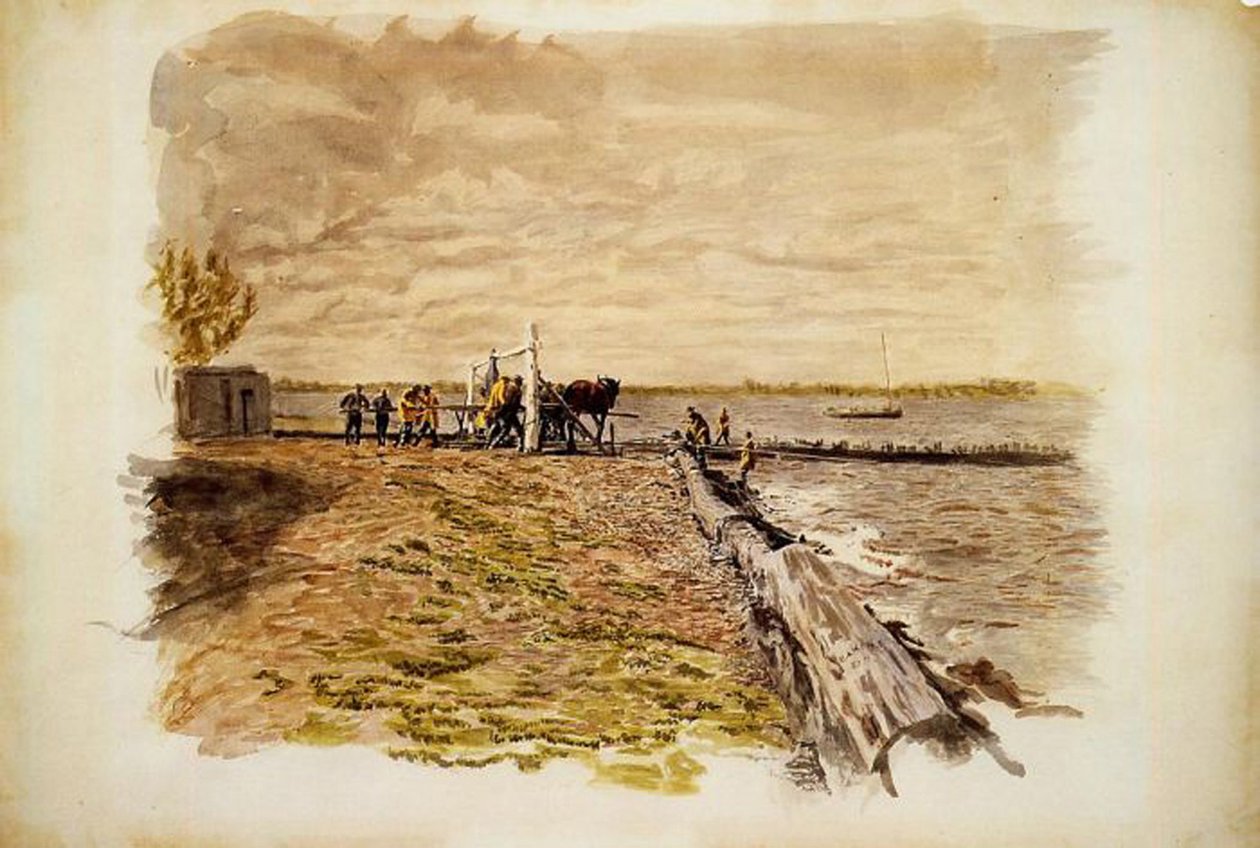 Desenhar o Sena de Thomas Eakins