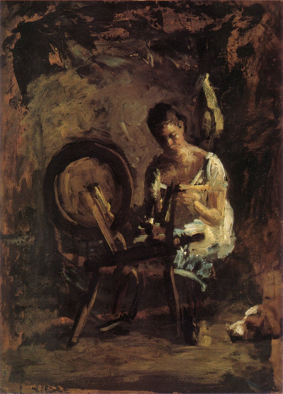 Esboço para fiação de Thomas Eakins