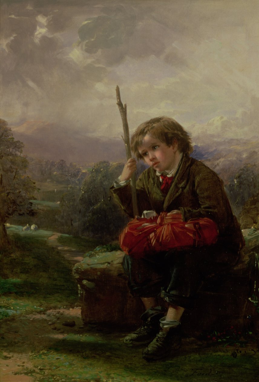Um descanso pelo caminho de Thomas Faed