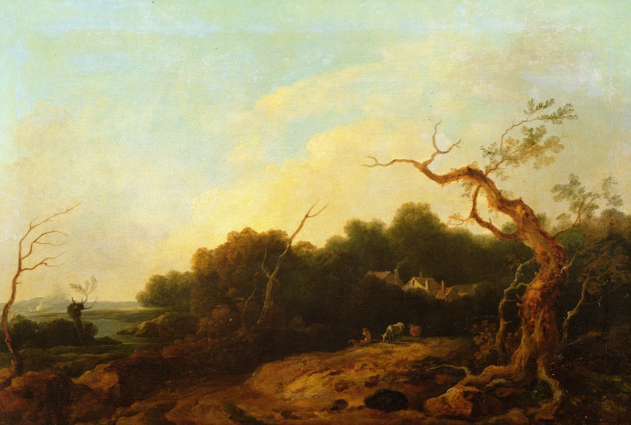 Paisagem, c.1750 de Thomas Gainsborough