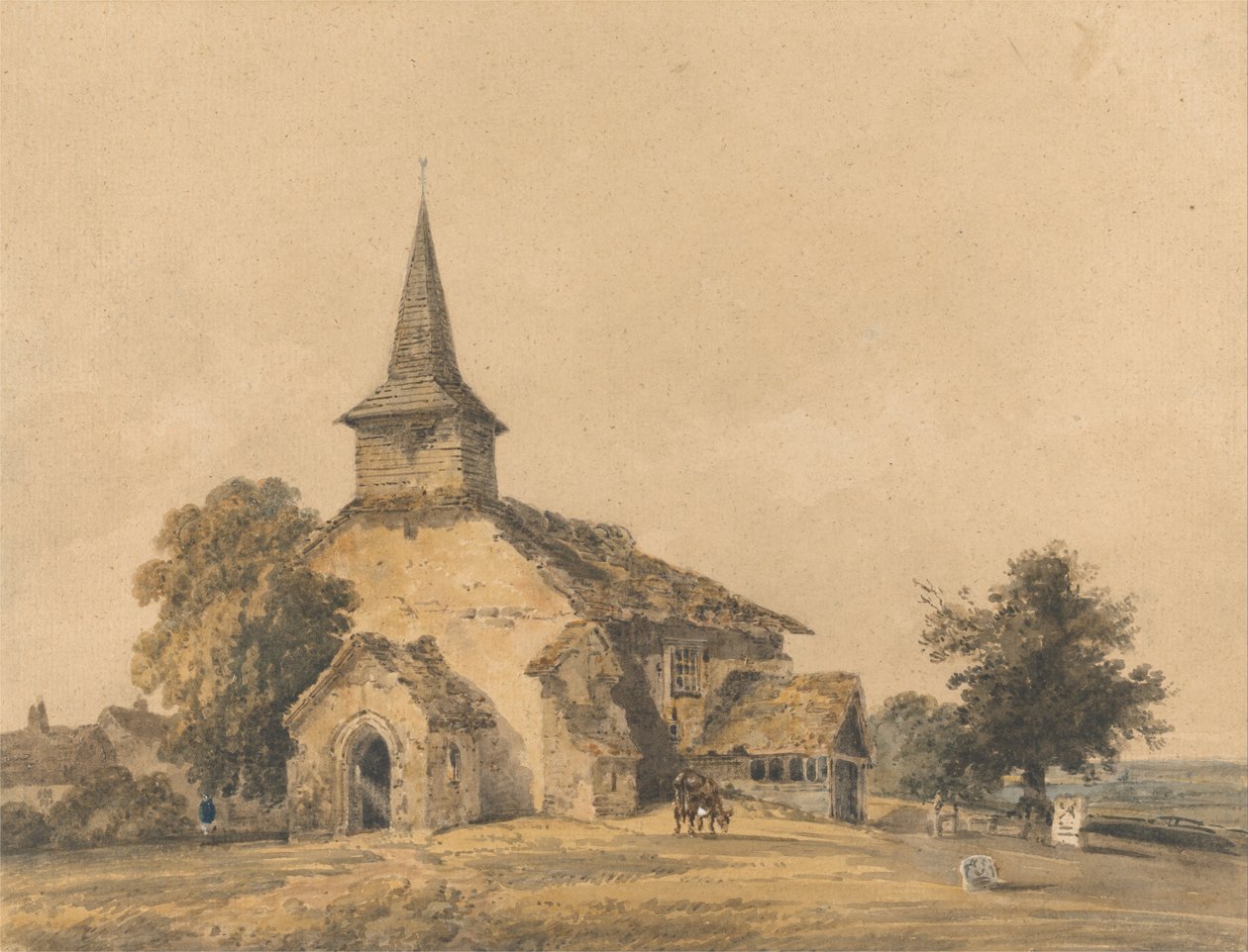 Igreja da capela, Surrey de Thomas Girtin