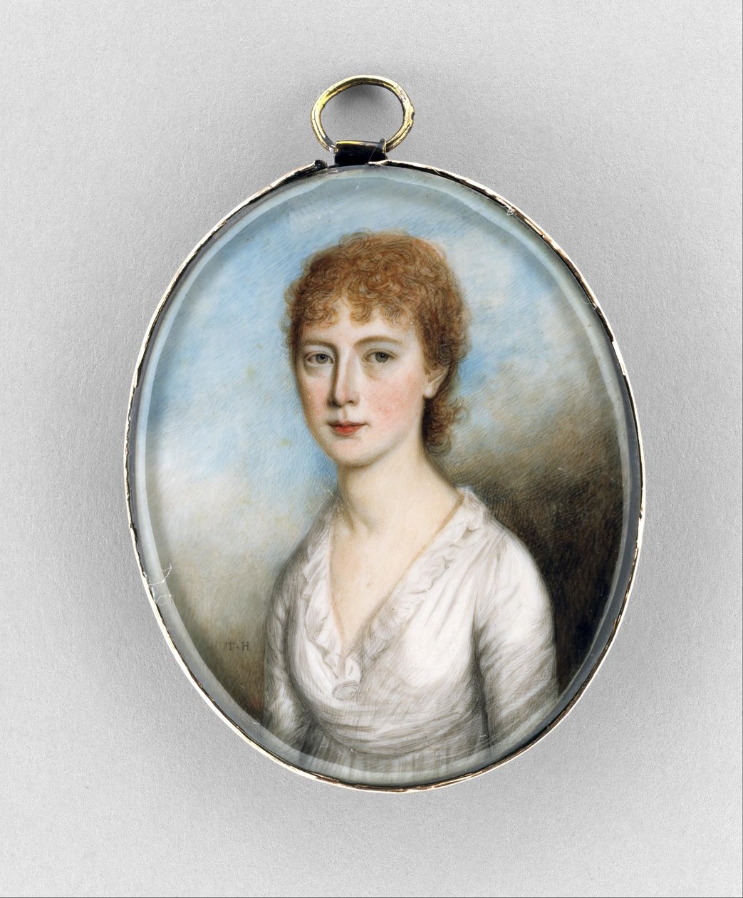 Retrato de uma mulher de Thomas Hazelhurst