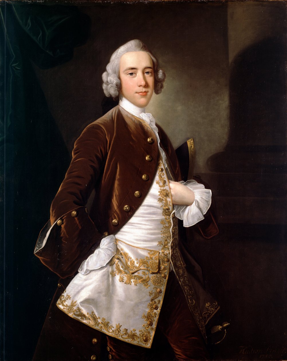 Retrato de um homem de Thomas Hudson
