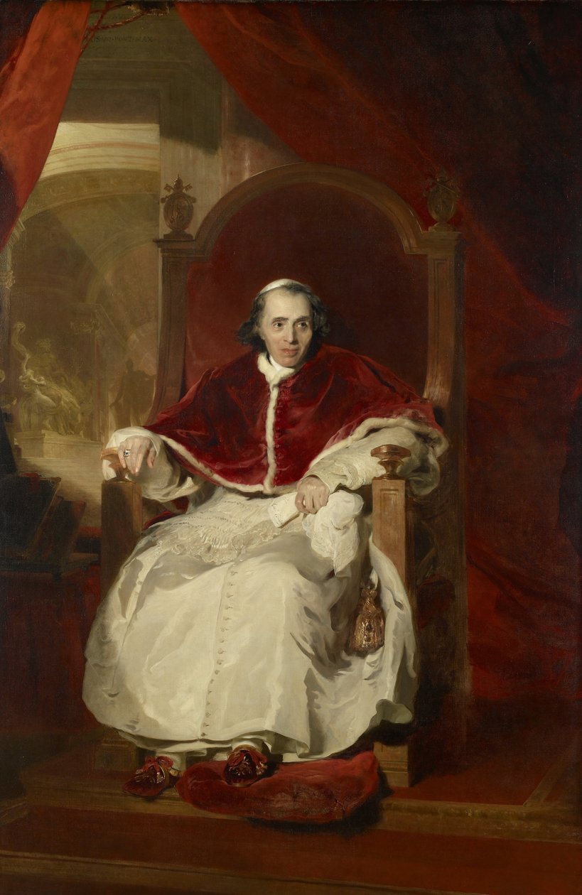 Papa Pio VII (1742-1823) de Thomas Lawrence