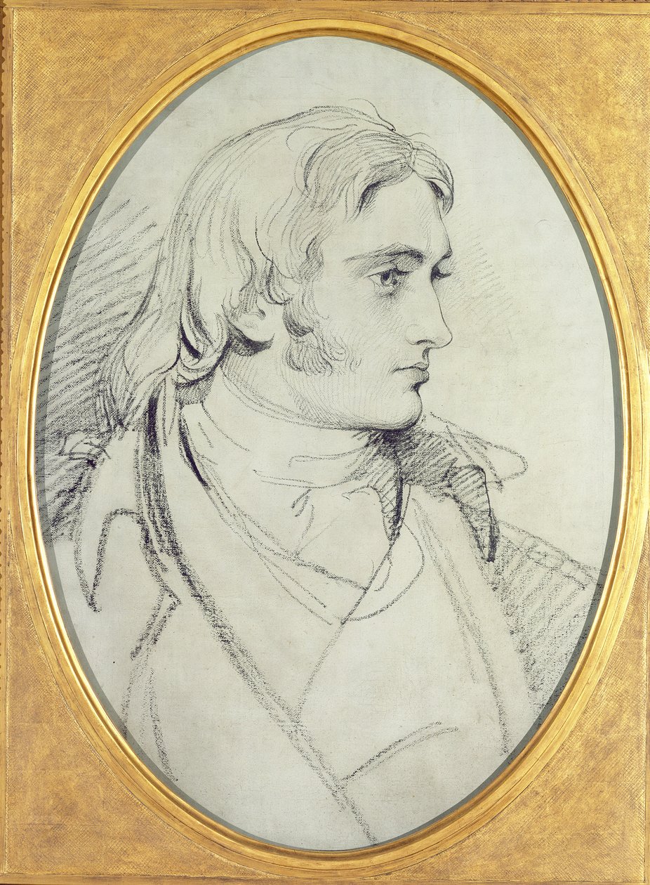 Retrato de William Lock II (1767-1847) de Norbury Park, Surrey, c.1800 (carvão lubrificado sobre tela) de Thomas Lawrence