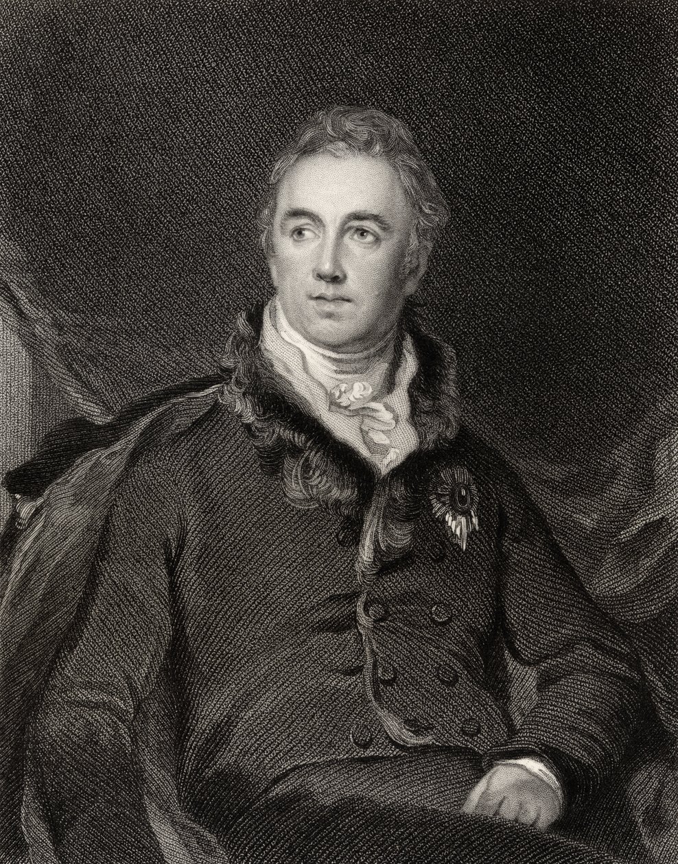 Robert Saunders Dundas, 2º visconde de Melville, gravado por George Parker (fl.1834-d.1868), da National Portrait Gallery, volume II, publicado em 1835 de Thomas Lawrence