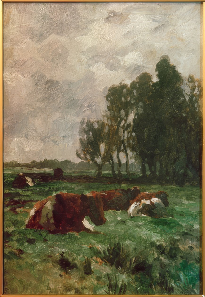 Vacas no pasto de Thomas Ludwig Herbst