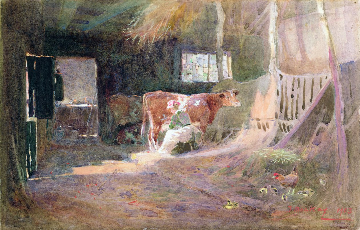 Tempo de ordenha de Thomas Mackay