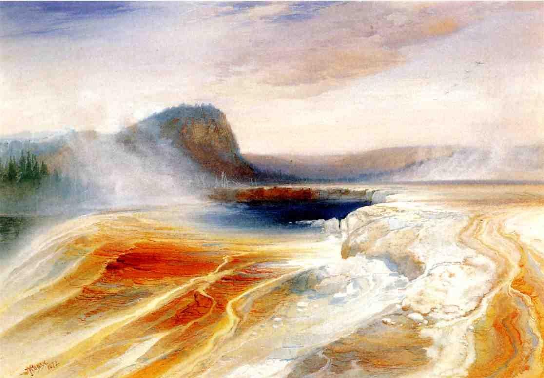 Bacia de Geyser Inferior de Thomas Moran