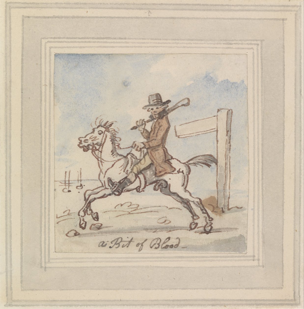 Um pouco de sangue de Thomas Rowlandson