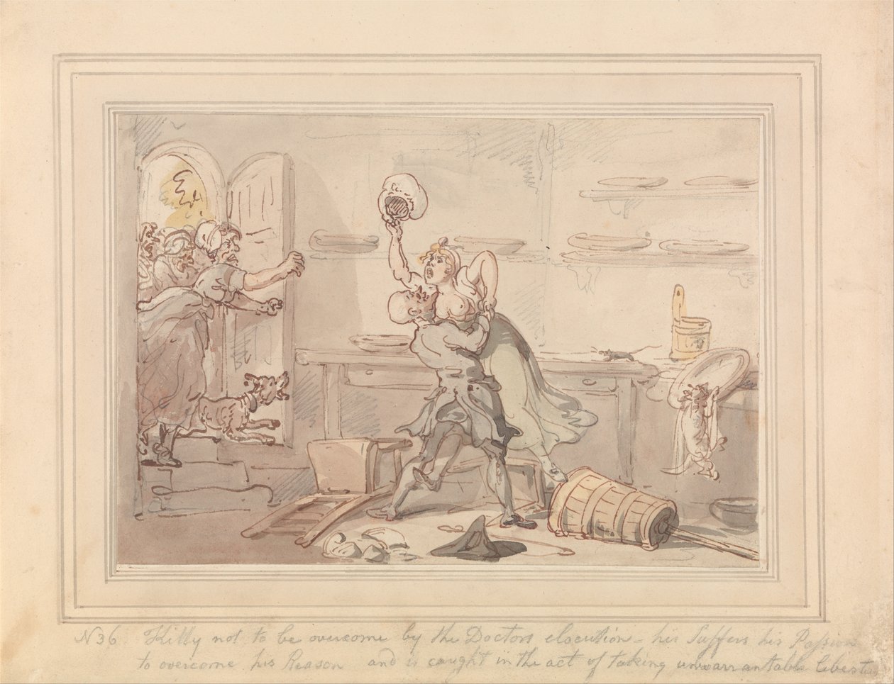 Kitty Overcome de Thomas Rowlandson
