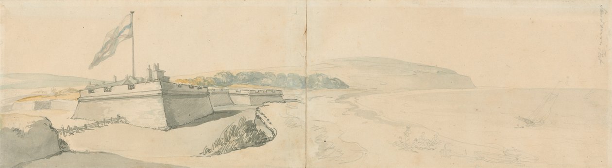 Forte de Sandown de Thomas Rowlandson