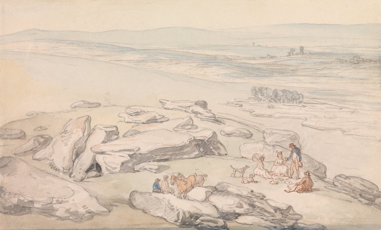 Ver no Exmoor de Thomas Rowlandson